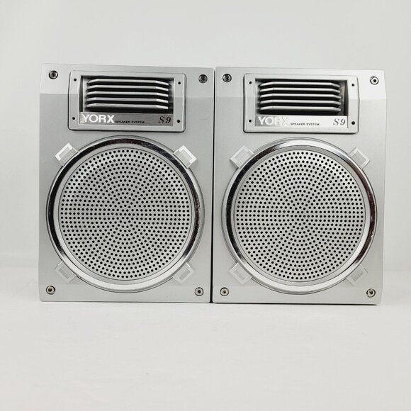 YORX S-9 Speaker Set VINTAGE Working - Picture 1 of 6